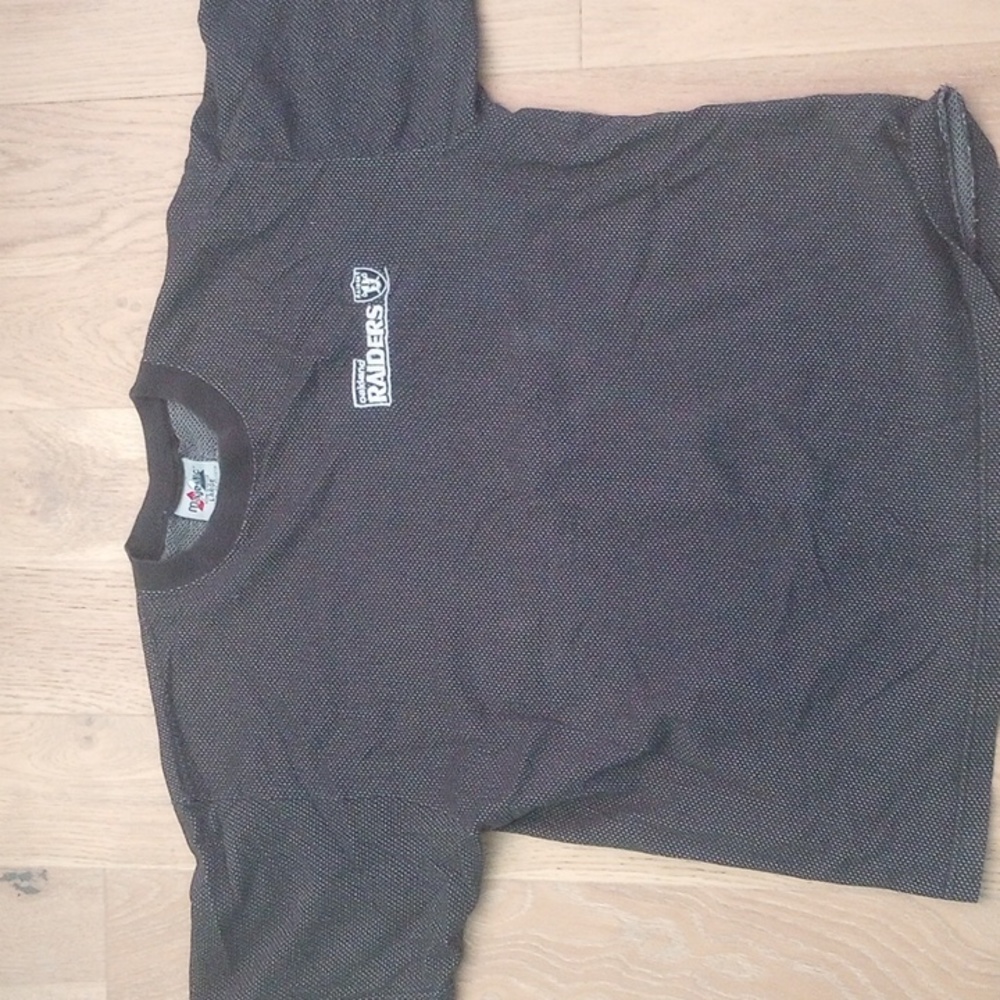 Majestic Oakland Raiders Black/Gray Short Sleeve Tee